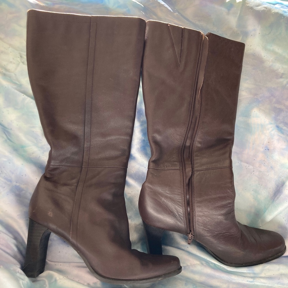 Full Leather Uppers heeled Boots